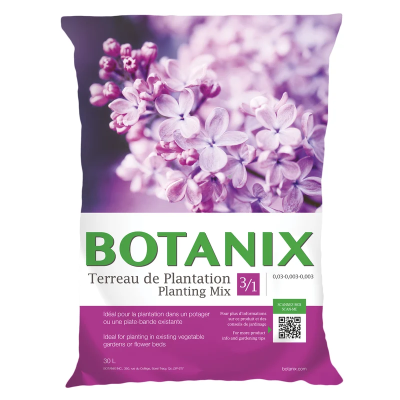 Terreau de plantation 3 dans 1 Botanix