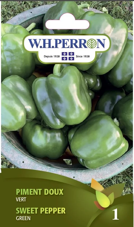 Piment doux 'Vert' - Semences