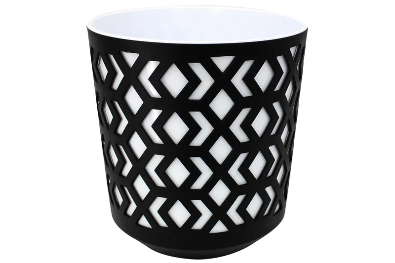 Pot de fleurs avec insertion - Collection Aztek
