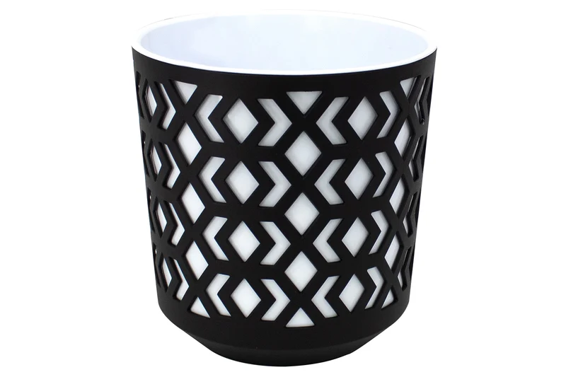 Pot de fleurs avec insertion - Collection Aztek