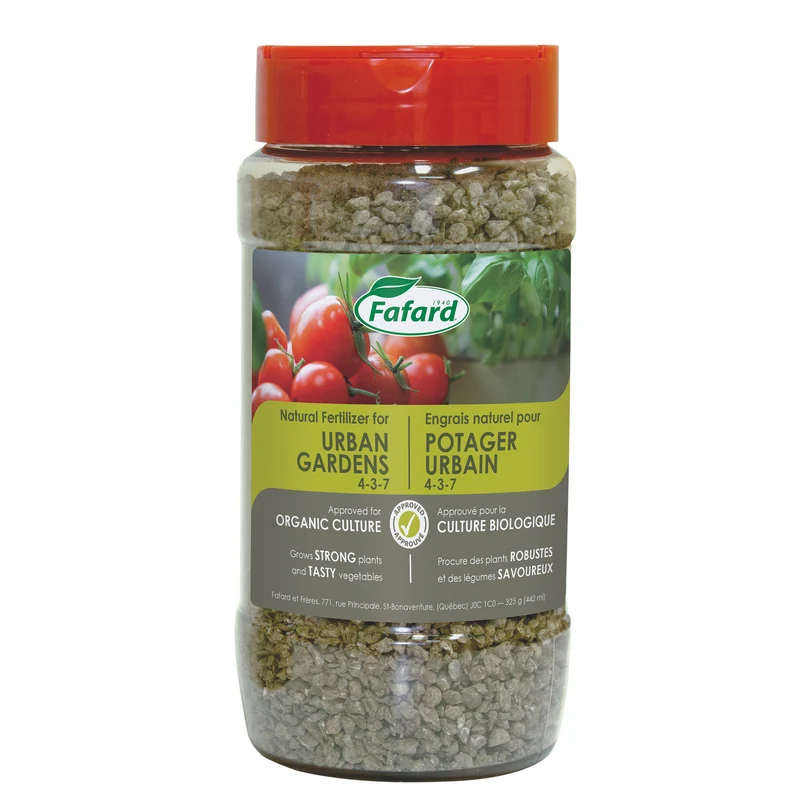 Engrais naturel pour Potager Urbain 4-3-7