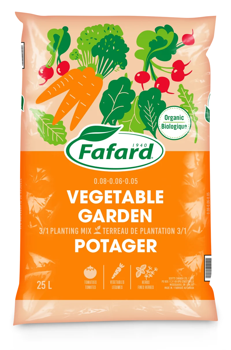 Terreau de plantation Potager 3 dans 1 biologique