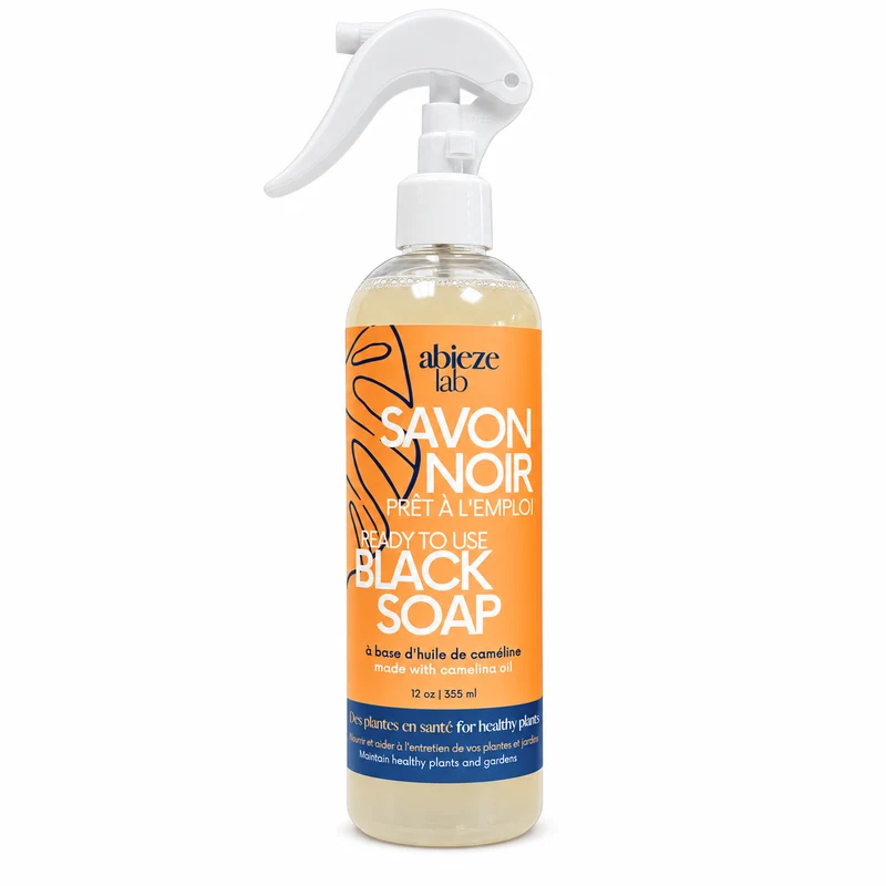 Savon noir prêt à l'emploi Abieze Lab à l'huile de caméline – 355 ml