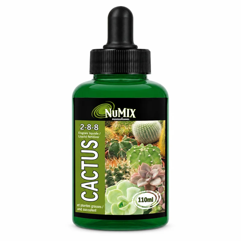 Engrais liquide pour cactus et succulentes NuMix 2-8-8 – 110 ml