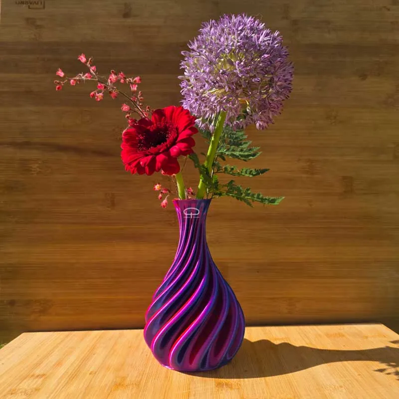 Twister 3D Geprinte Vaas 16 cm