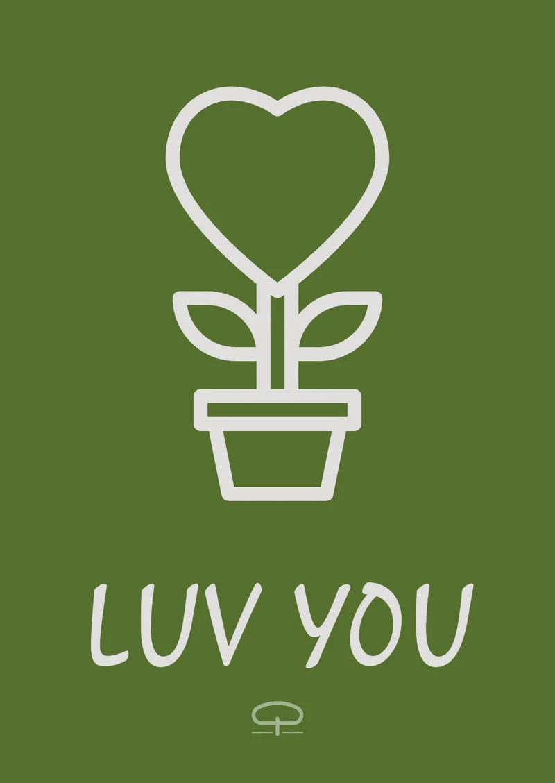 Wenskaart - Luv You