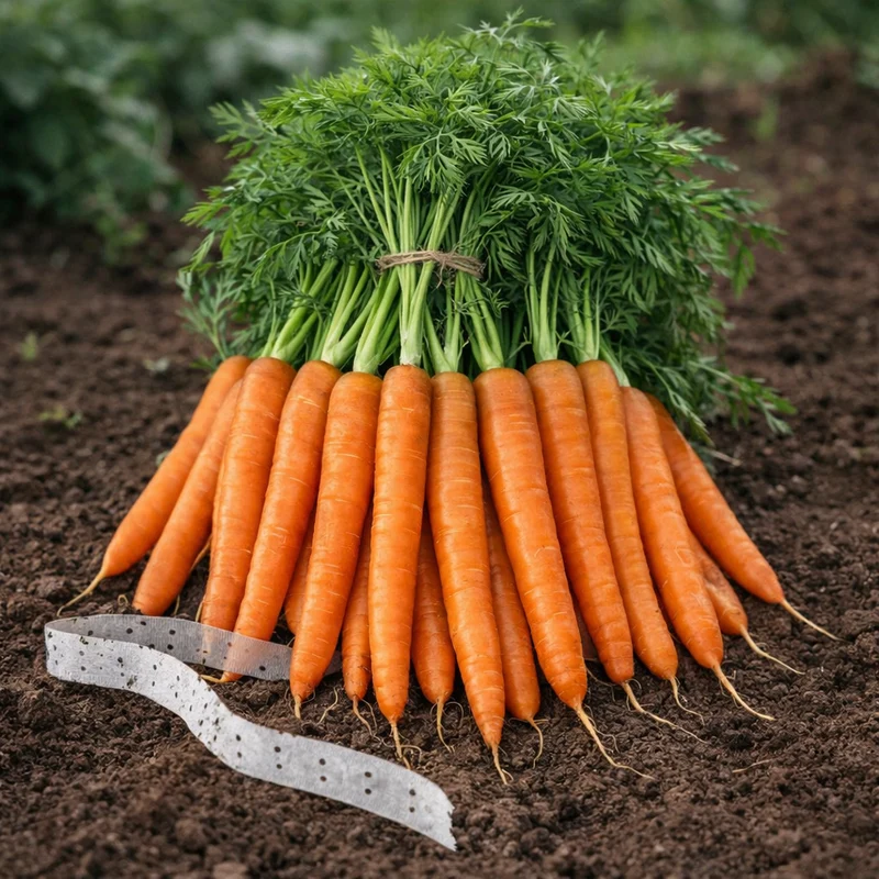 Carotte presto sur ruban ( Daucus carota )