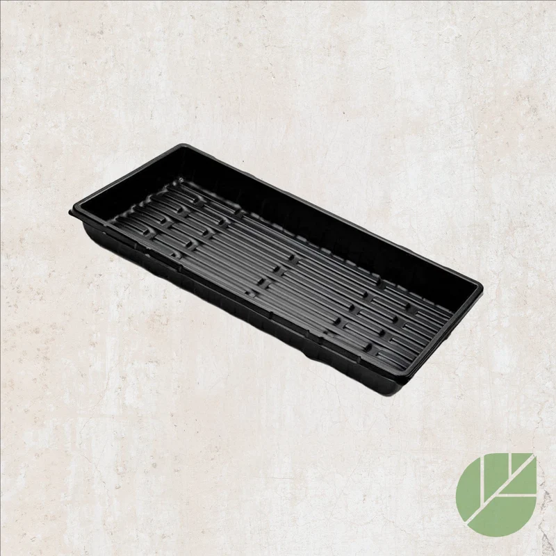 Plateau 10" x 20" sans trous pour semis et culture