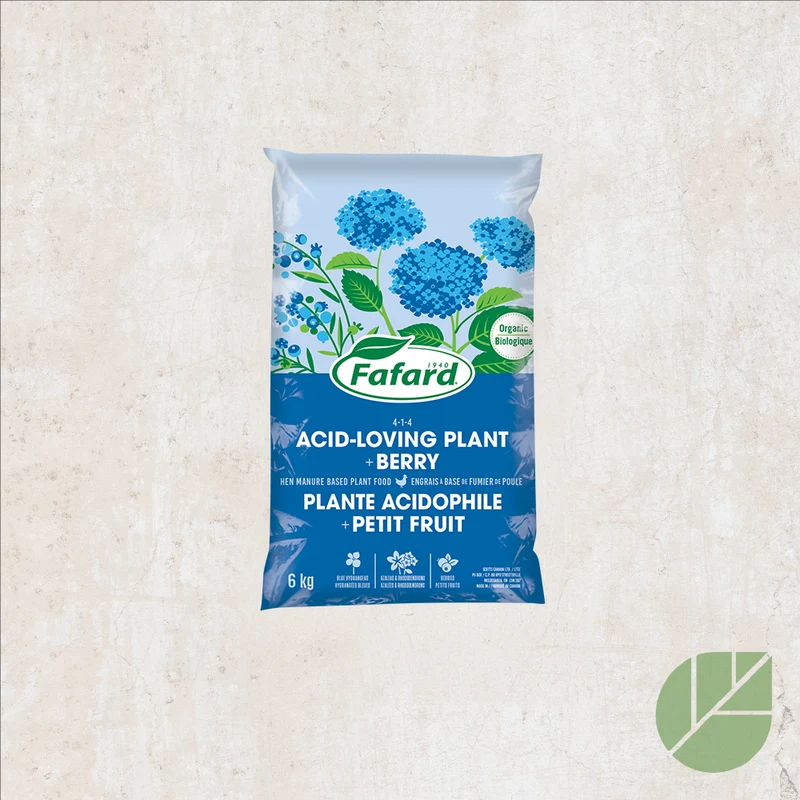 Engrais Naturel pour Petits Fruits et Plantes Acidophiles – Fafard 4-1-4