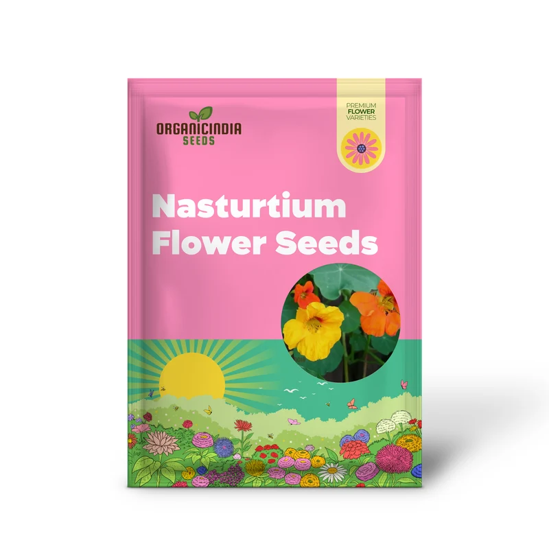 Nasturtium Climbing Mix Flower Seeds, Transform Your Garden with Vibrant Blooms and Expert Planting and Gardening