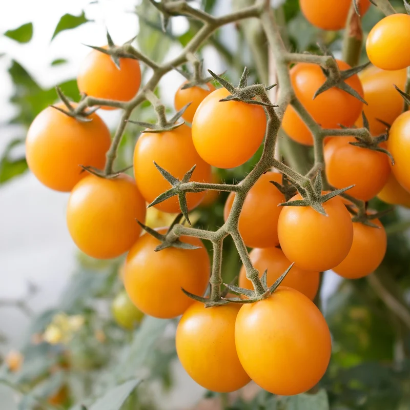 Tomate cerise Orangeto F1 ( Solanum lycopersicum )