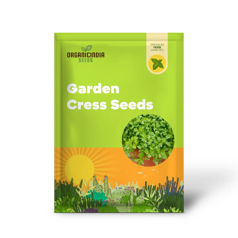 Garden Cress Seeds – Fresh, Fast-Growing Nutritious Greens for Home Gardening