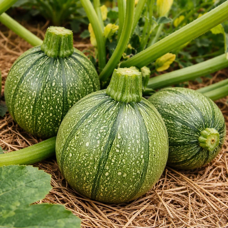 Courgette ‘Ronde de Nice’ ( Cucurbita pepo )