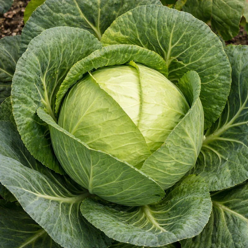 Chou pommé ‘Copenhagen’ ( Brassica oleracea var. capitata )