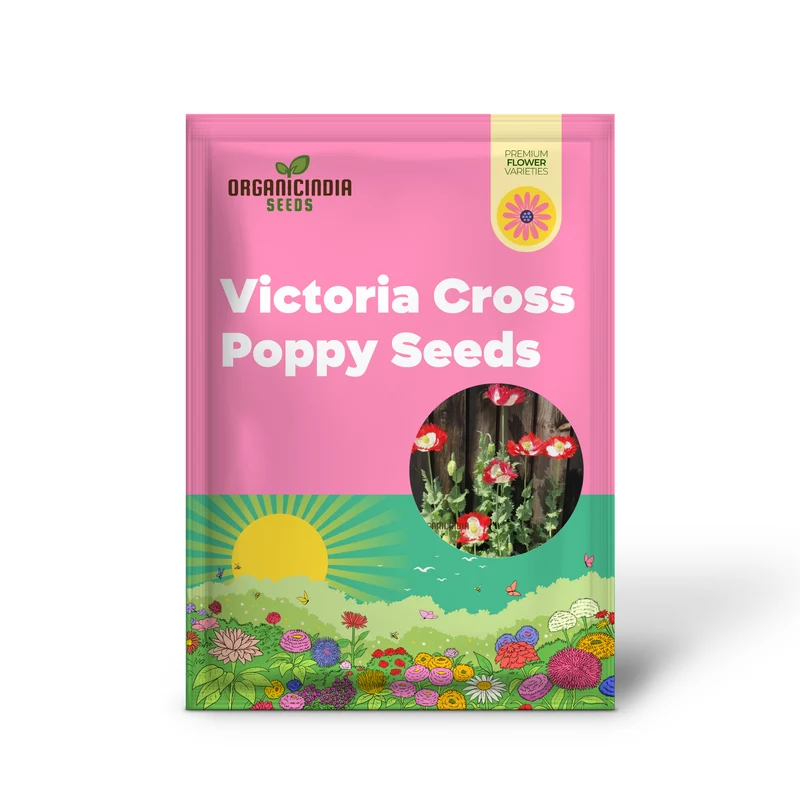 Papaver (Poppy Seeds) Victoria Cross - Grow Beautiful and Striking Victoria Cross Poppy Flowers in Your Garden
