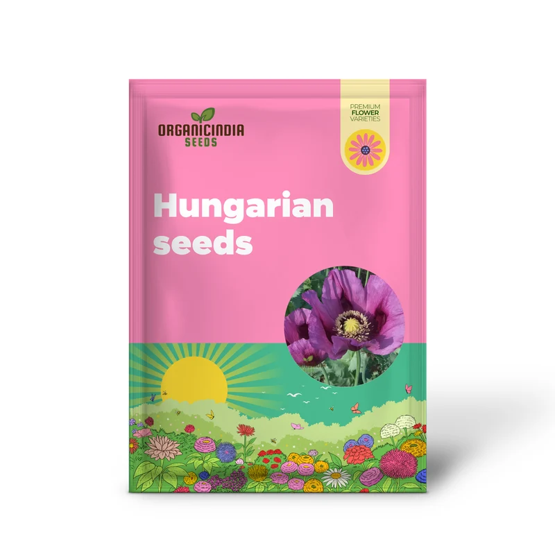 Hungarian Blue Poppy Seeds – Papaver Variety for Vibrant Garden Blooms
