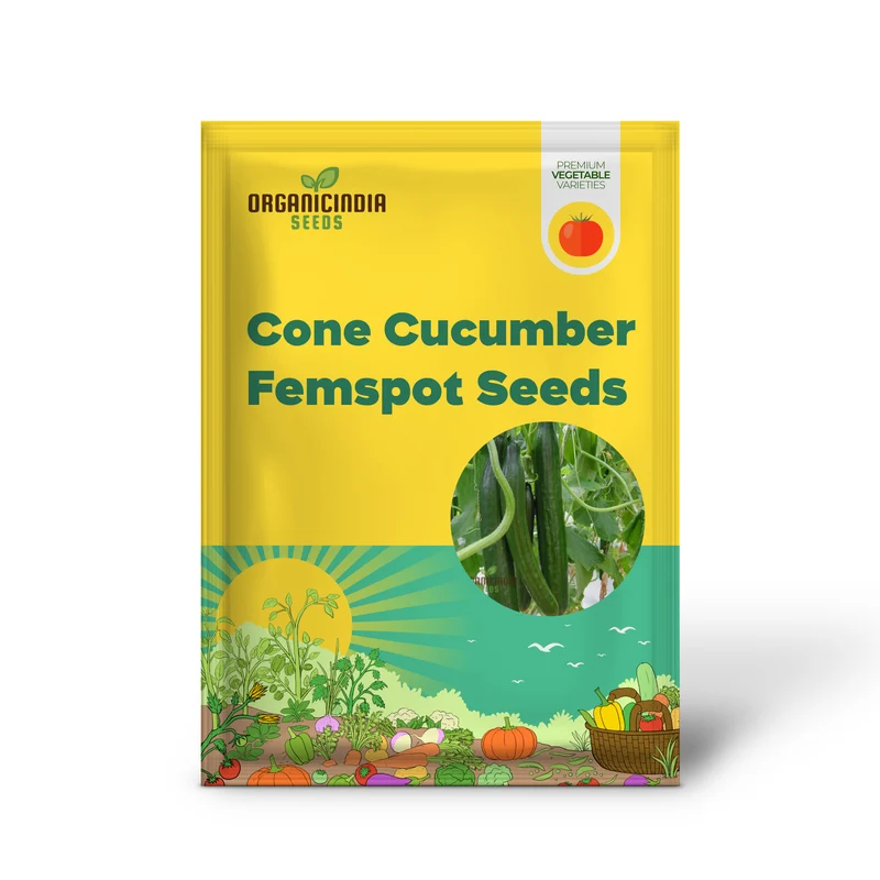 Cone Cucumber Femspot Vegetable Seeds, Cultivate Delicious and Abundant Cucumbers