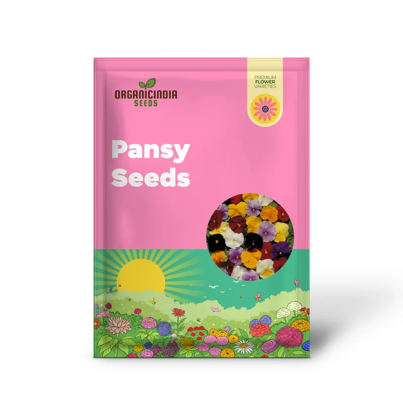 Premium Pansy Seeds 'The Yellows' Mixed flower seeds for Planting| High-Quality Cultivated Seeds