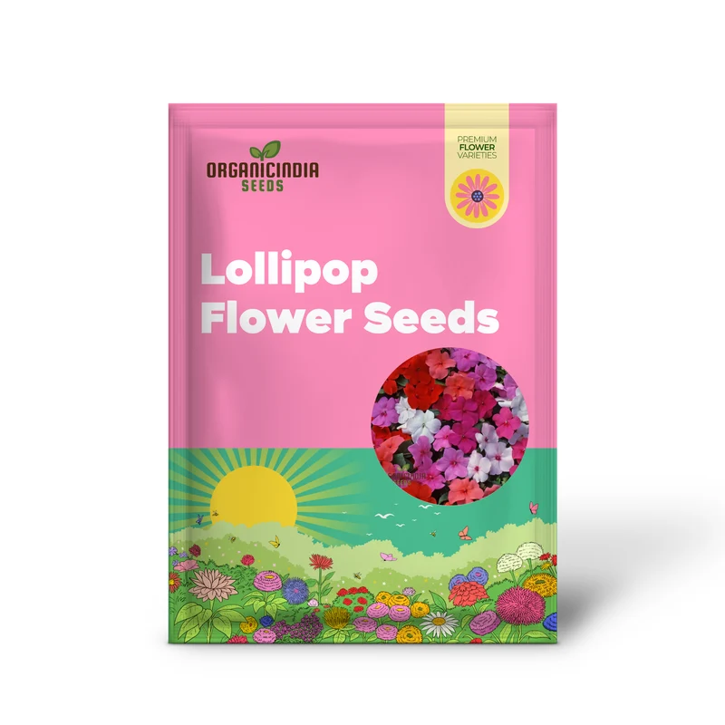 Impatiens Seeds (Lollipop Mix F1) - Premium Variety for Garden Enthusiasts