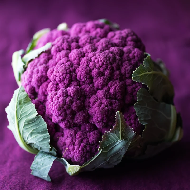 Chou-fleur mauve ‘Depurple F1’ ( Brassica oleracea )