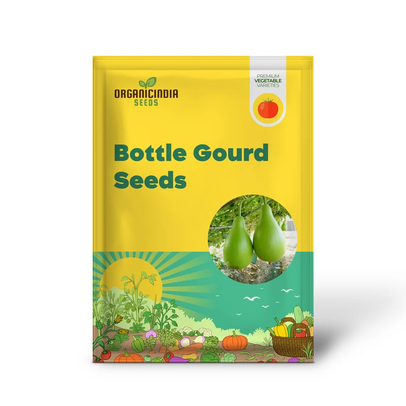 F-1 Pot Shaped Bottle Gourd Vegetable Seeds for Planting,Gardening and Cultivation