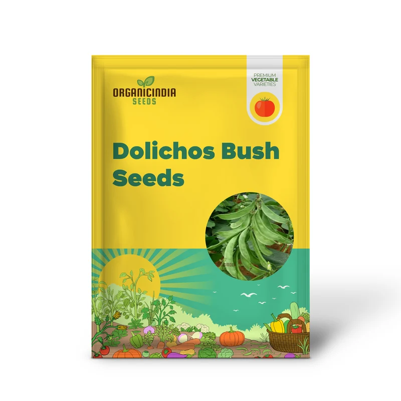Dolichos Bush Vegetable Seeds, Fast-Growing, Nutrient-Rich, Ideal for Home Gardens