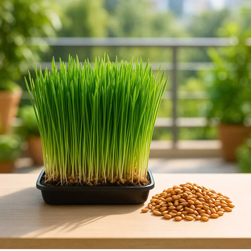 Microgreen Wheat Grass Seeds - Fast Growing, Nutrient-Rich, Perfect for Indoor Gardens