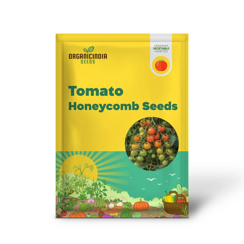 Tomato Honeycomb Vegetable Seeds, High-Yield, Sweet Flavor, Ideal for Home Gardens