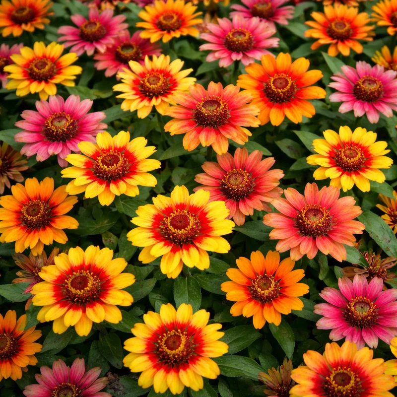 Zinnia Profusion ‘Red Yellow Bicolor’ F1 ( Zinnia elegans )