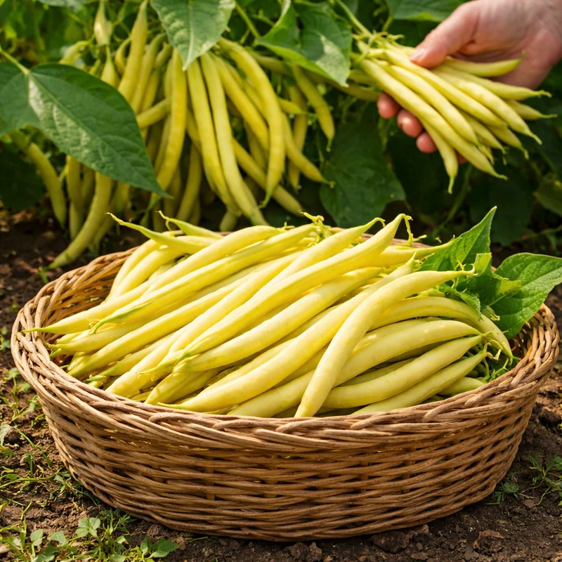 Haricot ‘Custard’ ( Phaseolus vulgaris )
