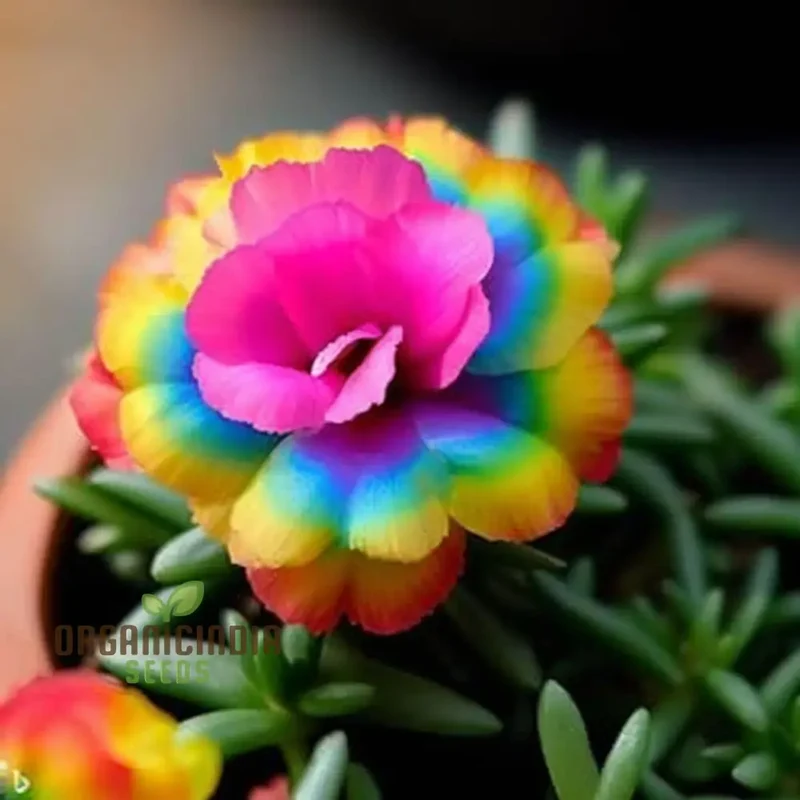 Rainbow Portulaca Flower Seeds - Perfect for Gardening Enthusiasts - Vibrant & Hardy Seeds for Your Garden