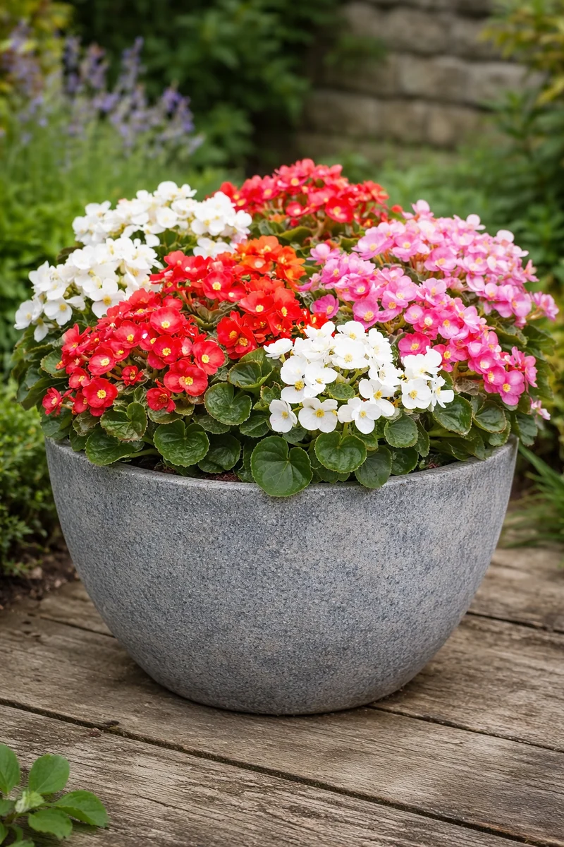 Bégonia mélange ‘Ambassador’ F1 ( Begonia semperflorens )