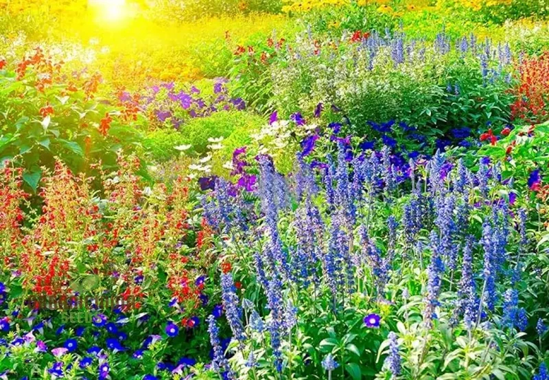 Buzzing Gardens: Premium Mix Wildflower Seeds - Delight Bees, Butterflies, and Hummingbirds! | Attracts Pollinators | Easy-to-Grow & Maintain | Create Your Vibrant Haven