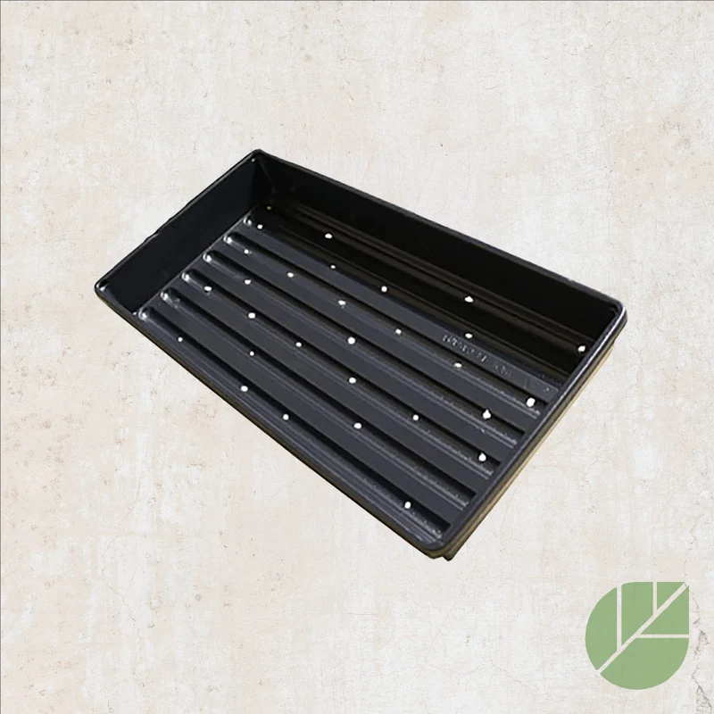 Plateau 10" x 20" avec trous pour semis et culture