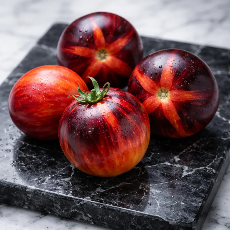 Tomate ‘Black Strawberry’ ( Solanum lycopersicum )