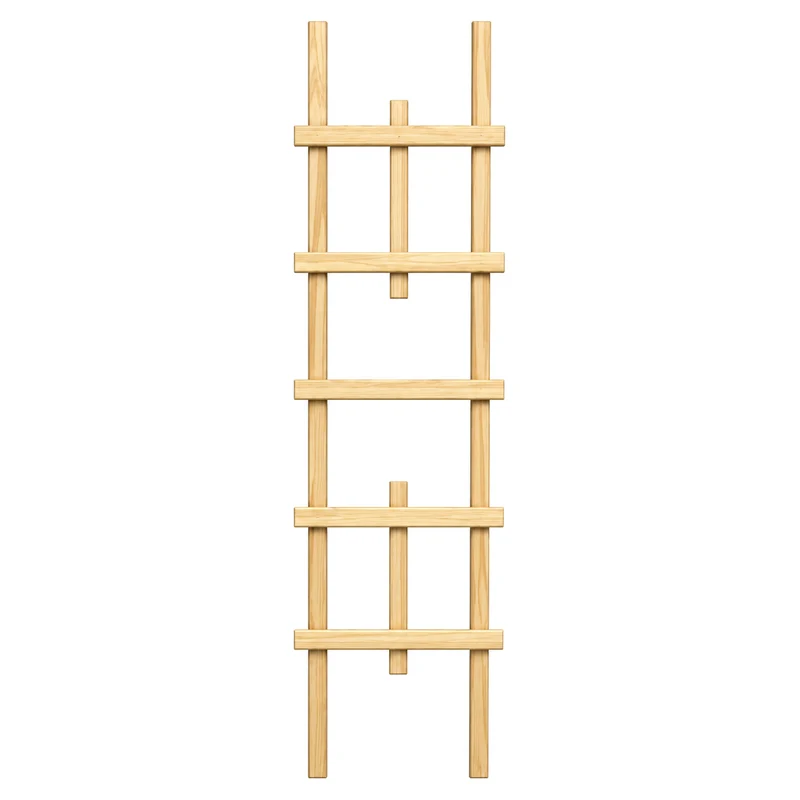 Treillis pour plantes en pin teint cèdre – 9 × 36 po