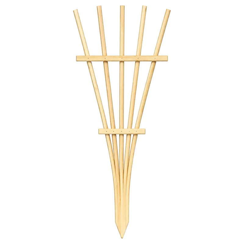 Treillis pour plantes en pin teint cèdre – 15 × 40 po