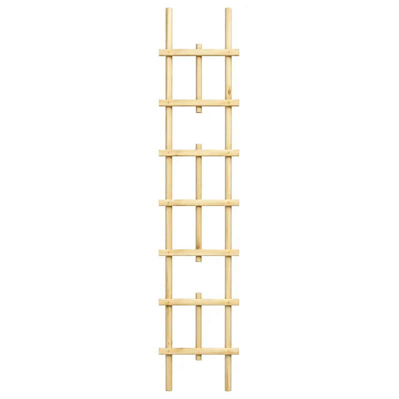 Treillis décoratif en pin teint cèdre – 12 × 72 po