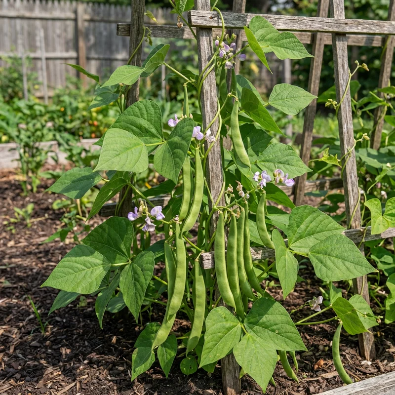 Missouri Wonder Pole Bean Seeds (Phaseolus vulgaris) – Heirloom Climbing Green Bean Variety