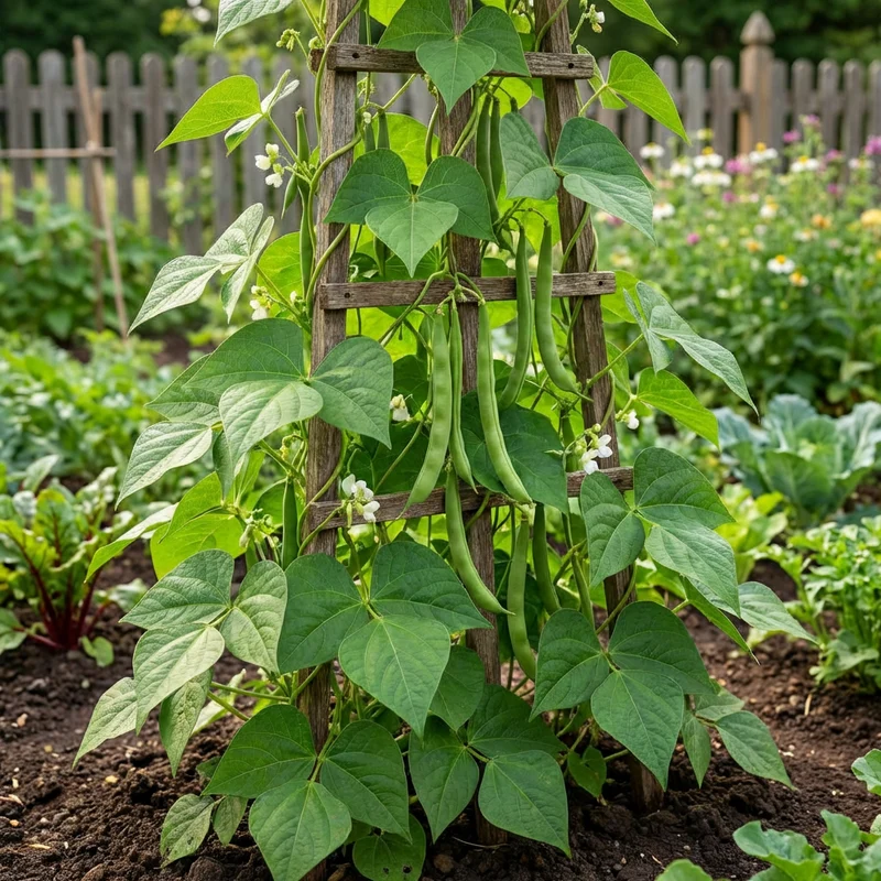 Missouri Wonder Pole Bean Seeds (Phaseolus vulgaris) – Heirloom Climbing Green Bean Variety