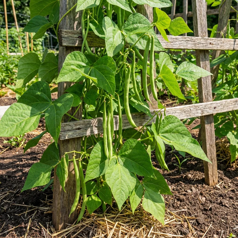 Missouri Wonder Pole Bean Seeds (Phaseolus vulgaris) – Heirloom Climbing Green Bean Variety