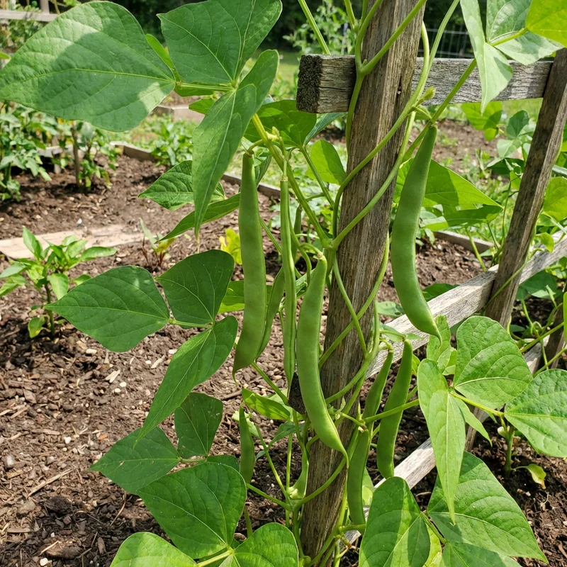 Heirloom Missouri Wonder Pole Bean Seeds – Climbing Green Beans for Planting, Non-GMO, Organic Garden Seeds