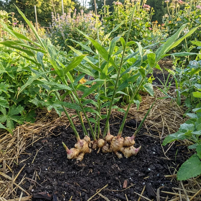 Zingiber officinale Ginger Root Rhizomes for Planting – Productive Culinary Ginger for Containers & Garden Beds