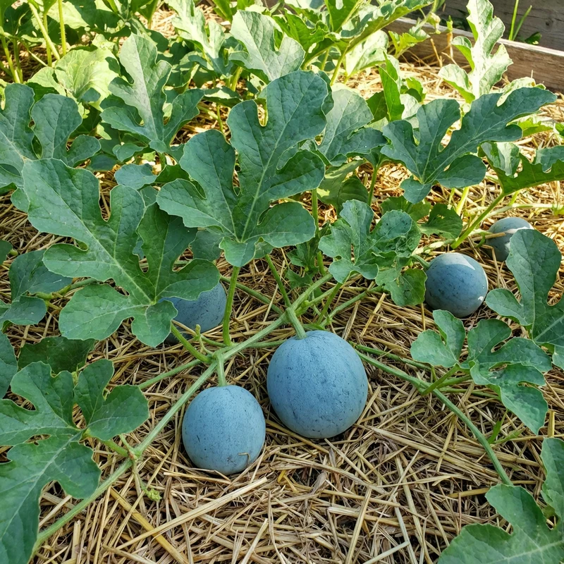 Blue Watermelon Fruit Seeds for Planting – Rare Heirloom Garden Variety