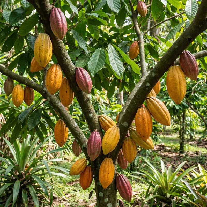 Cacao Fruit Seeds (Theobroma cacao) – Tropical Tree Seeds for Warm Climate Gardens
