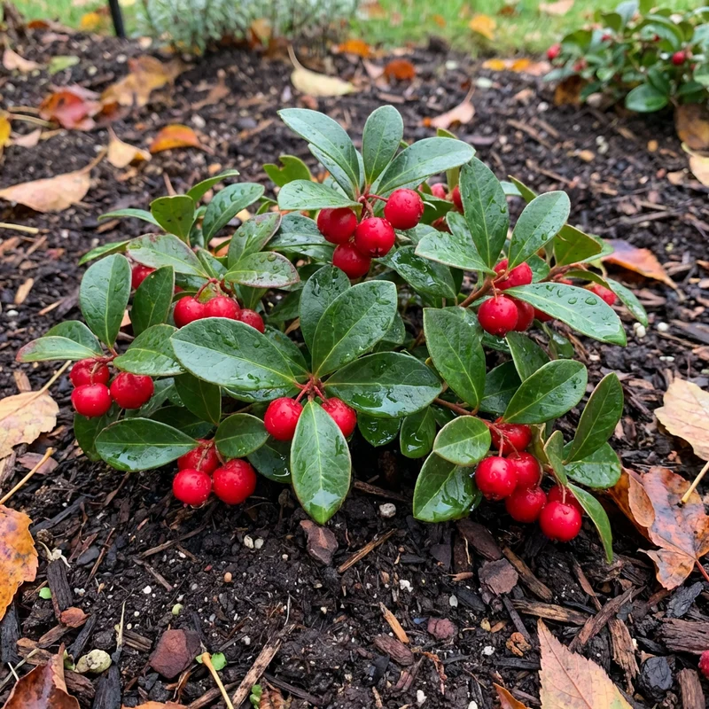 Heirloom Red Wintergreen Fruit Seeds for Planting – Hardy Berry Plant for Garden & Landscape