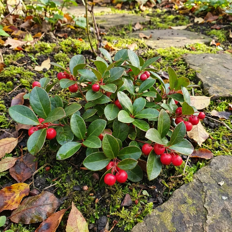 Heirloom Red Wintergreen Fruit Seeds for Planting – Hardy Berry Plant for Garden & Landscape