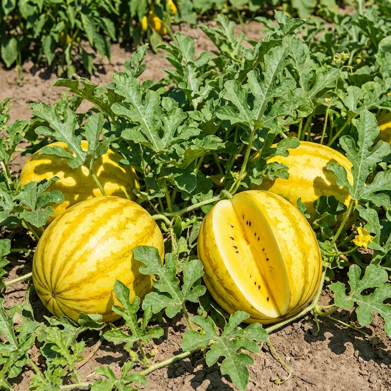Yellow Watermelon Fruit Seeds for Planting – Heirloom Non-GMO, High Germination Organic Garden Seeds