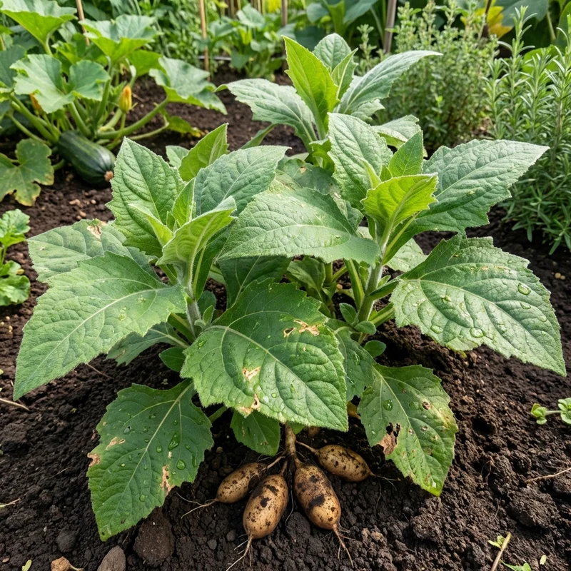 Yacon Vegetable Seeds (Smallanthus sonchifolius) – Heirloom Root Crop for Home Gardens