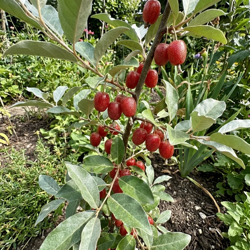 Goumi Berry Fruit Seeds for Planting – Hardy Fruiting Shrub for Home Gardens